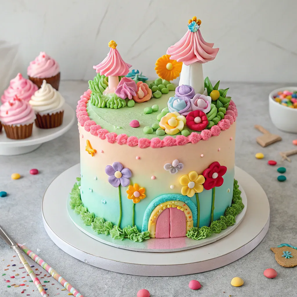 Artistic cake design for children's parties
