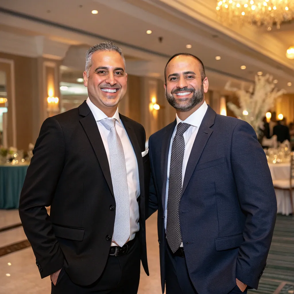 Founders of PHYRALORA smiling at an event